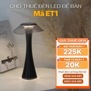 Cho Thuê Đèn Led Để Bàn Mã ET1 | Điều Chỉnh Độ Sáng | Decor Sự Kiện