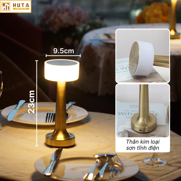 Cho Thuê Đèn Led Để Bàn Mã RESTA | Chạm Cảm Ứng | Điều Chỉnh Độ Sáng