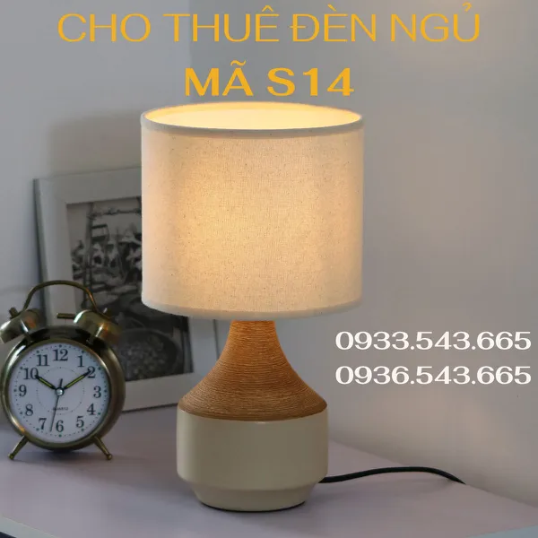 Cho Thuê Đèn Ngủ Thân Gốm Sứ Mã S14