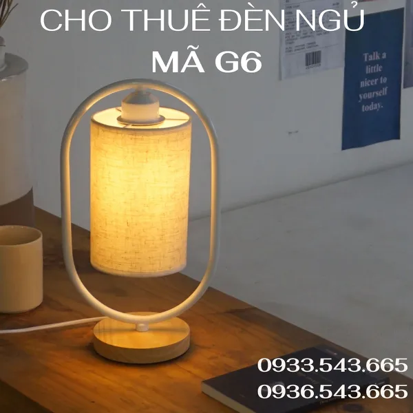 Cho Thuê Đèn Ngủ Thân Gỗ Mã G6