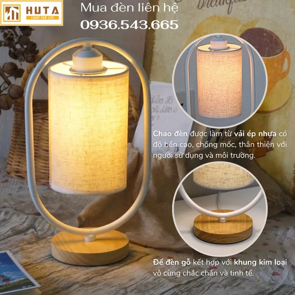 Cho Thuê Đèn Ngủ Thân Gỗ Mã G6