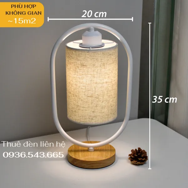 Cho Thuê Đèn Ngủ Thân Gỗ Mã G6