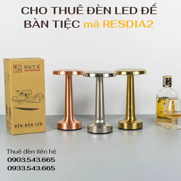 Cho Thuê Đèn Trang Trí Bàn Tiệc Sự Kiện Mã RESDIA2