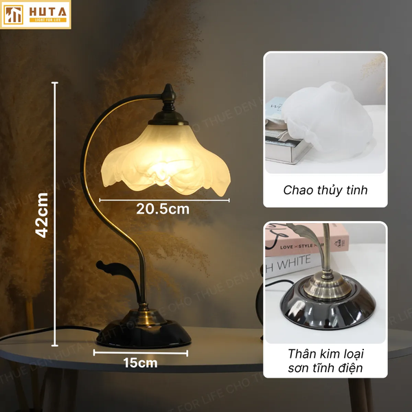 Cho Thuê Đèn Ngủ Thân Kim Loại Mã CD2 | Decor Không Gian | Quay Phim, Chụp Ảnh