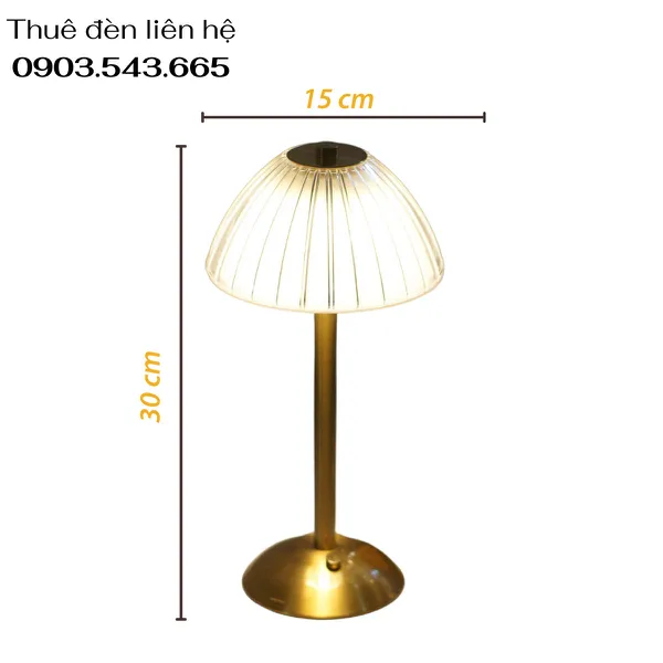 Cho Thuê Đèn Bàn Cảm Ứng Trang Trí Bàn Tiệc Mã RESDUNON