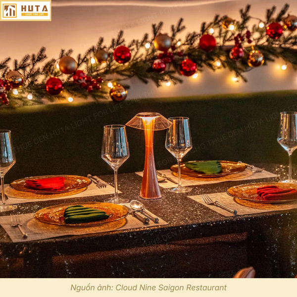 Cho Thuê Đèn Led Để Bàn Mã ET1 | Điều Chỉnh Độ Sáng | Decor Sự Kiện