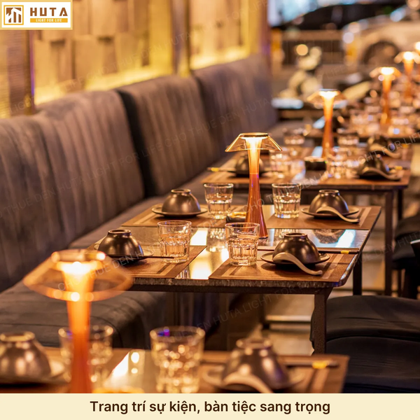 Cho Thuê Đèn Led Để Bàn Mã ET1 | Điều Chỉnh Độ Sáng | Decor Sự Kiện