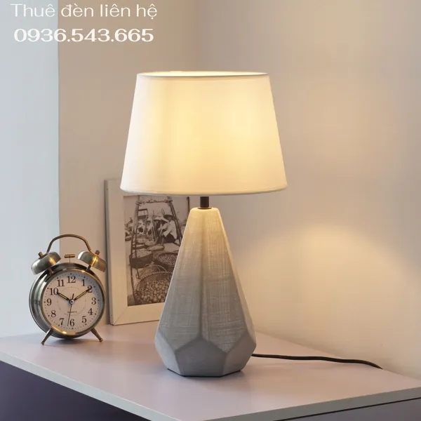 Cho Thuê Đèn Ngủ Thân Gốm Sứ Trang Trí Sự Kiện Mã S15