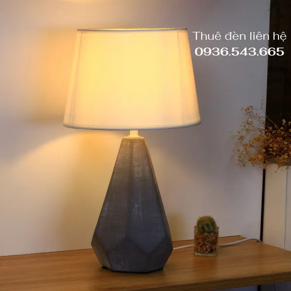 Cho Thuê Đèn Ngủ Thân Gốm Sứ Trang Trí Sự Kiện Mã S15