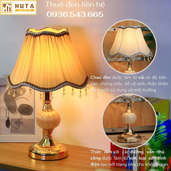 Cho Thuê Đèn Ngủ Thân Kim Loại Mã CD1