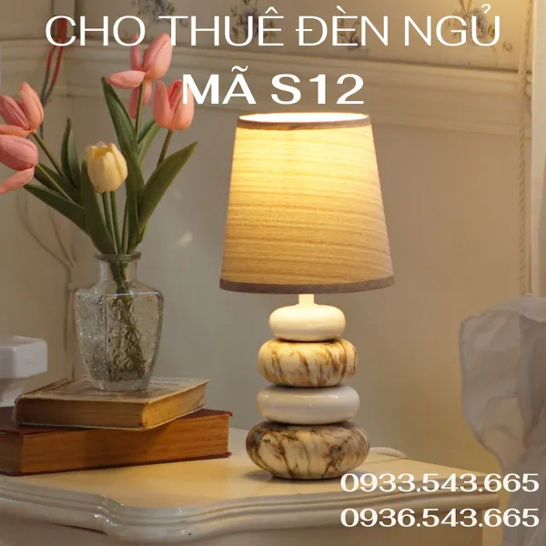 Cho Thuê Đèn Ngủ Thân Gốm Sứ Mã S12
