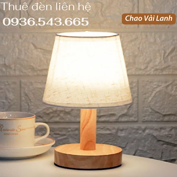 Cho Thuê Đèn Decor Thân Gỗ Mã G9
