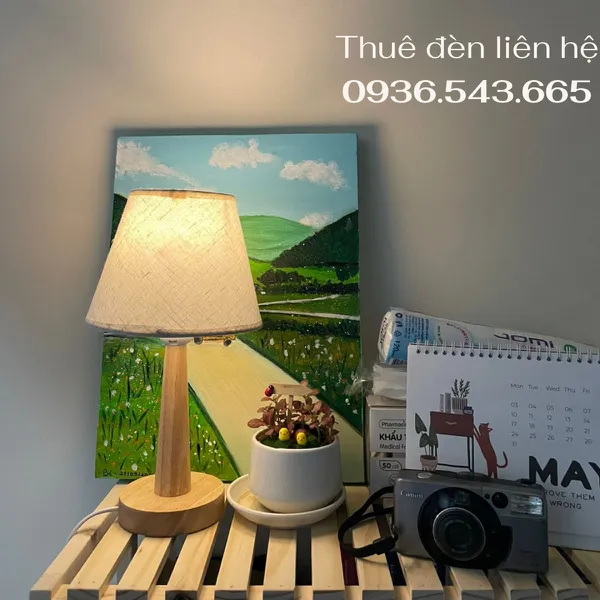 Cho Thuê Đèn Ngủ Thân Gỗ Mã G2