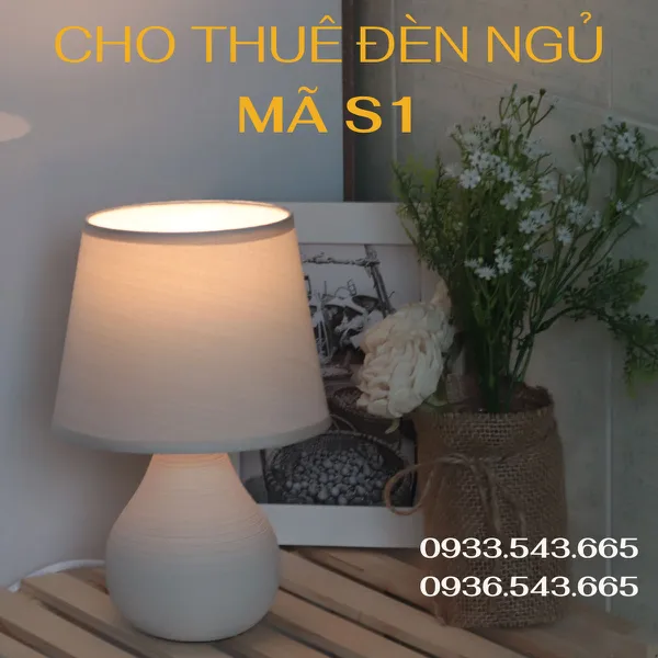 Cho Thuê Đèn Ngủ Thân Gốm Sứ Mã S1