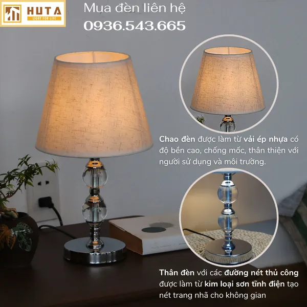 Cho Thuê Đèn Ngủ Thân Kim Loại Mã T7
