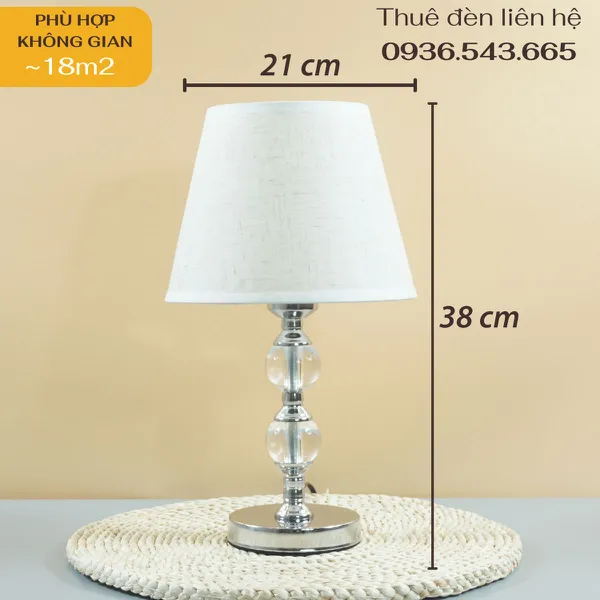 Cho Thuê Đèn Ngủ Thân Kim Loại Mã T7