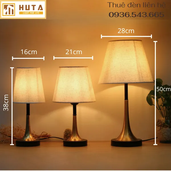 Cho Thuê Đèn Ngủ Thân Kim Loại Mã T5