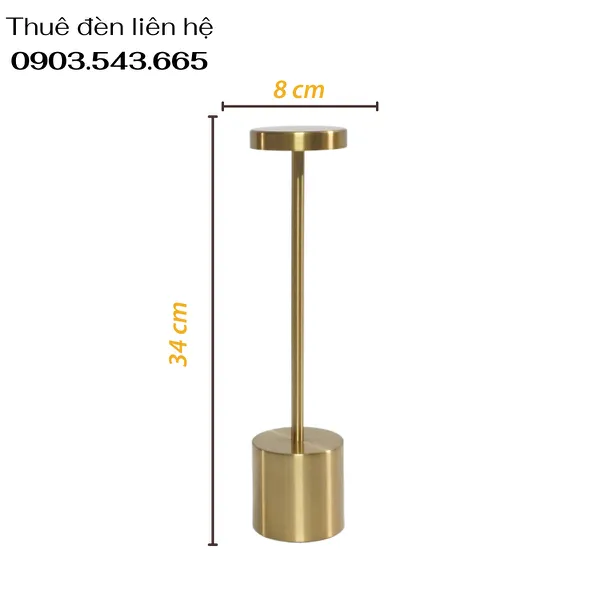Cho Thuê Đèn Bàn Cảm Ứng Trang Trí Bàn Tiệc Mã AL1