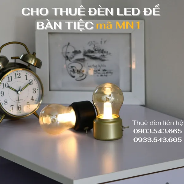 Cho Thuê Đèn Bàn Cảm Ứng Trang Trí Bàn Tiệc Mã MN1