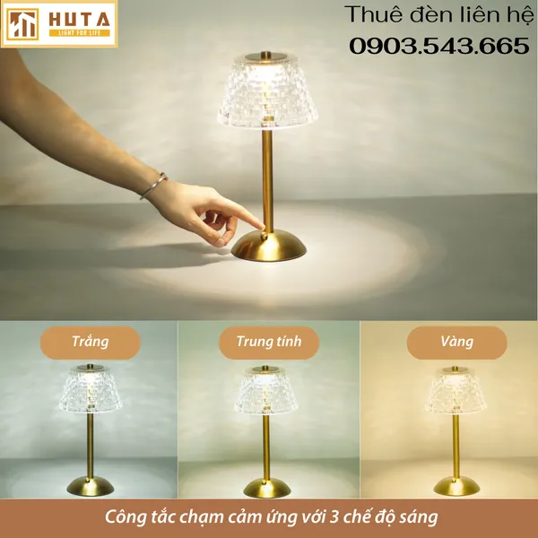 Cho Thuê Đèn Trang Trí Bàn Tiệc Mã RESBED3