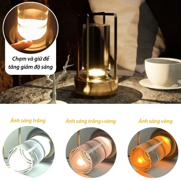 Cho Thuê Đèn Bàn Cảm Ứng Trang Trí Bàn Tiệc Mã RESNEN