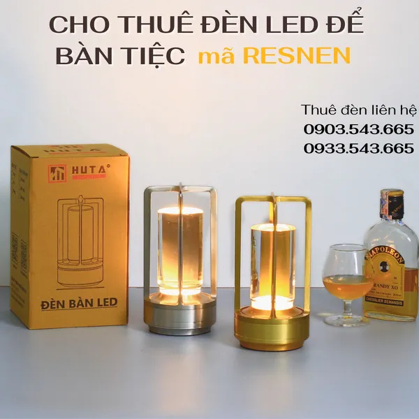 Cho Thuê Đèn Bàn Cảm Ứng Trang Trí Bàn Tiệc Mã RESNEN
