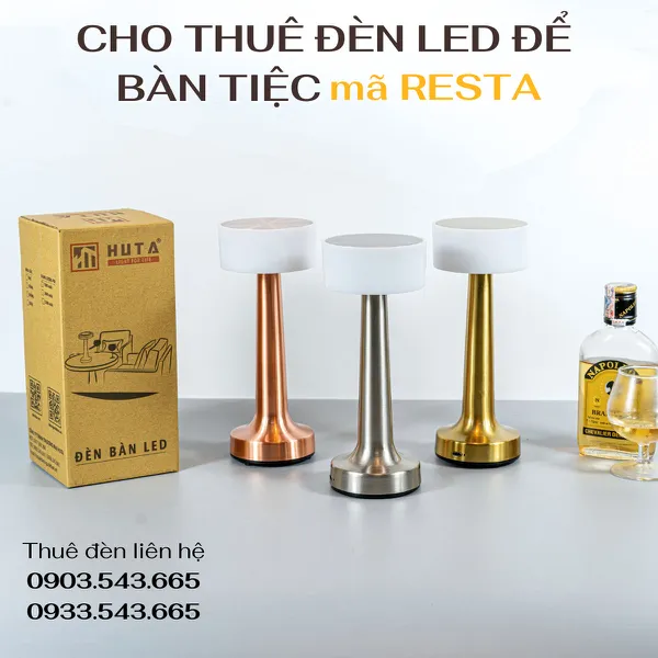 Cho Thuê Đèn Trang Trí Bàn Tiệc Mã RESTA