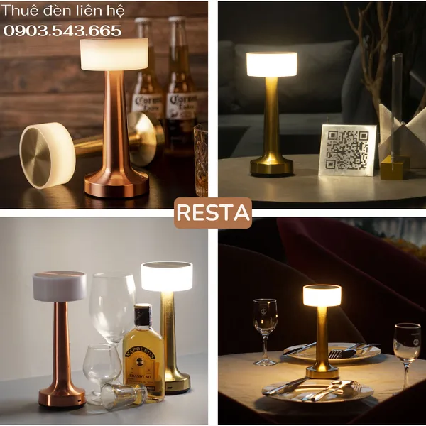 Cho Thuê Đèn Trang Trí Bàn Tiệc Mã RESTA