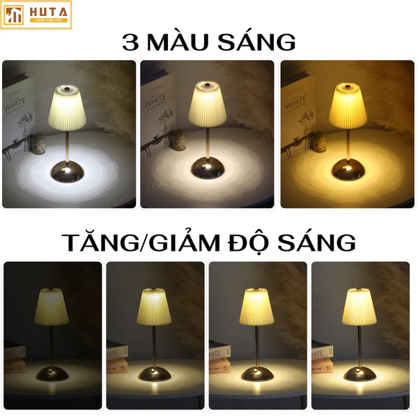 Cho Thuê Đèn Led Để Bàn Mã RESBED5 | Chạm Cảm Ứng | Decor Sự Kiện