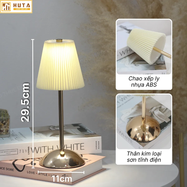 Cho Thuê Đèn Led Để Bàn Mã RESBED5 | Chạm Cảm Ứng | Decor Sự Kiện