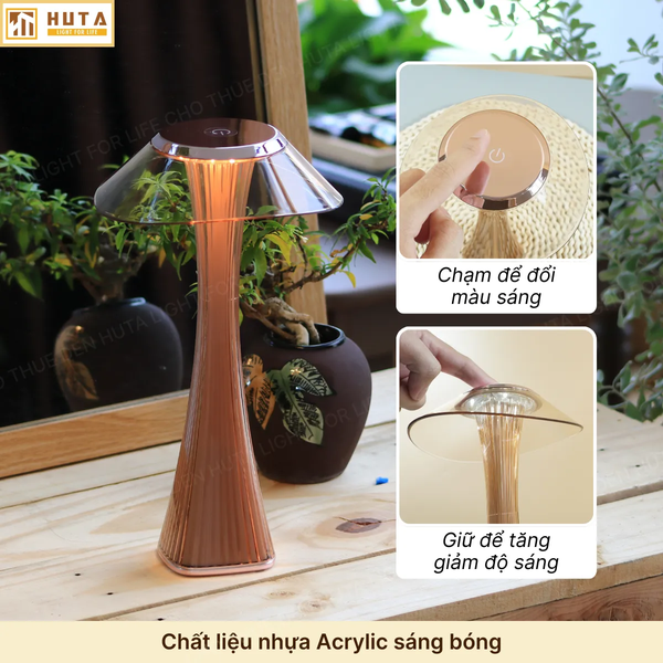 Cho Thuê Đèn Led Để Bàn Mã ET1 | Điều Chỉnh Độ Sáng | Decor Sự Kiện