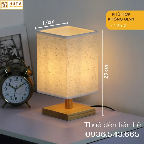 Cho Thuê Đèn Ngủ Thân Gỗ Mã G3