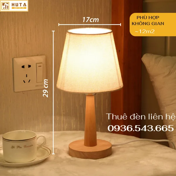 Cho Thuê Đèn Ngủ Thân Gỗ Mã G2
