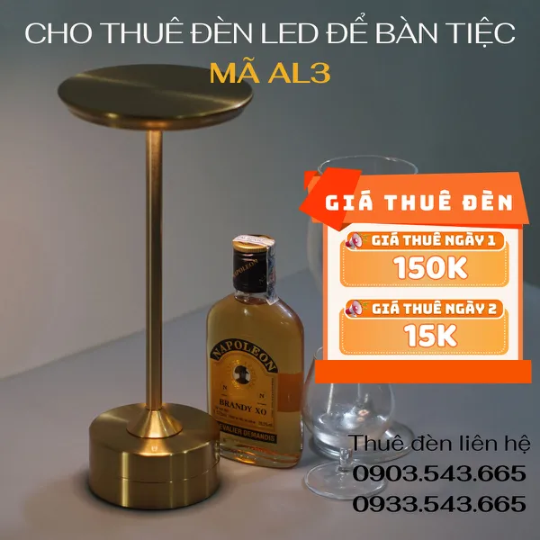 Cho Thuê Đèn Bàn Cảm Ứng Mã AL3
