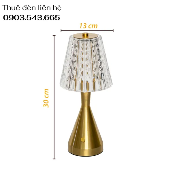 Cho Thuê Đèn Trang Trí Bàn Tiệc Mã RESBED2