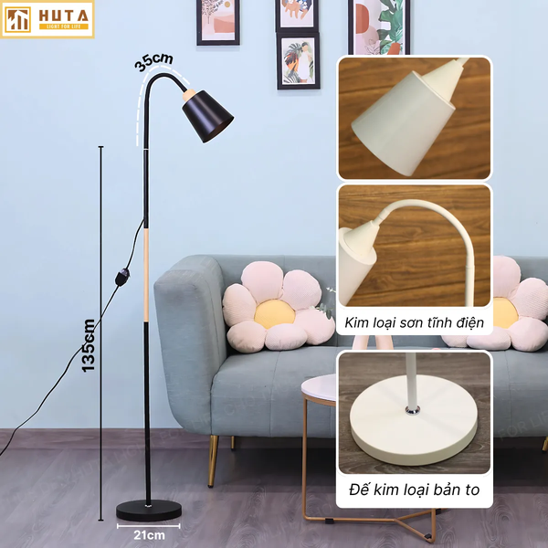 Cho Thuê Đèn Cây Đứng KT5 | Decor Không Gian | Điều Chỉnh Ánh Sáng