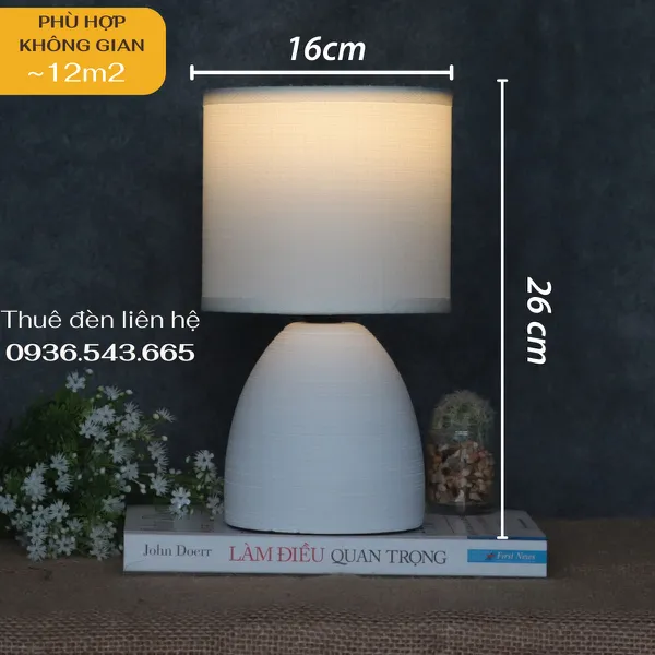 Cho Thuê Đèn Ngủ Thân Gốm Sứ Mã S2