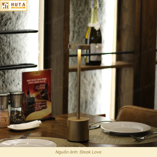 Cho Thuê Đèn Bàn Cảm Ứng Trang Trí Bàn Tiệc Mã AL1 | Điều Chỉnh Độ Sáng | Decor Sự Kiện
