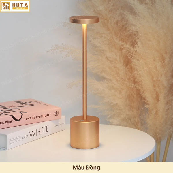 Cho Thuê Đèn Bàn Cảm Ứng Trang Trí Bàn Tiệc Mã AL1 | Điều Chỉnh Độ Sáng | Decor Sự Kiện