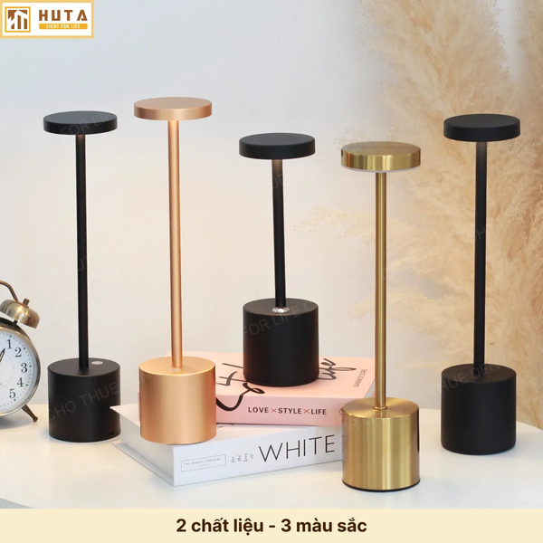 Cho Thuê Đèn Bàn Cảm Ứng Trang Trí Bàn Tiệc Mã AL1 | Điều Chỉnh Độ Sáng | Decor Sự Kiện