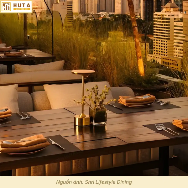 Cho Thuê Đèn Bàn Cảm Ứng Mã AL3 | Điều Chỉnh Độ Sáng | Decor Sự Kiện