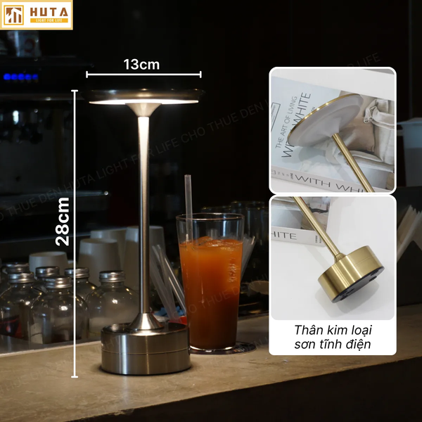 Cho Thuê Đèn Bàn Cảm Ứng Mã AL3 | Điều Chỉnh Độ Sáng | Decor Sự Kiện