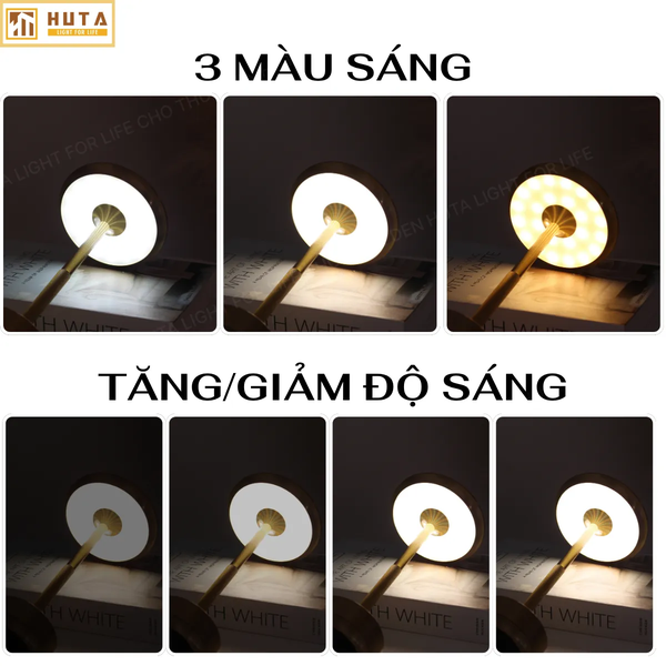 Cho Thuê Đèn Led Để Bàn Mã AL4 | Chạm Cảm Ứng | Điều Chỉnh Độ Sáng