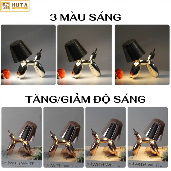 Cho Thuê Đèn Led Để Bàn Mã DOGO | Chạm Cảm Ứng | Điều Chỉnh Độ Sáng