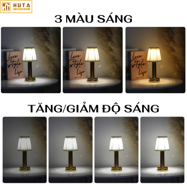 Cho Thuê Đèn Trang Trí Bàn Tiệc Mã RESBED1 | Chạm Cảm Ứng | Decor Sự Kiện