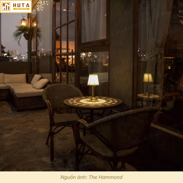 Cho Thuê Đèn Trang Trí Bàn Tiệc Mã RESBED1 | Chạm Cảm Ứng | Decor Sự Kiện