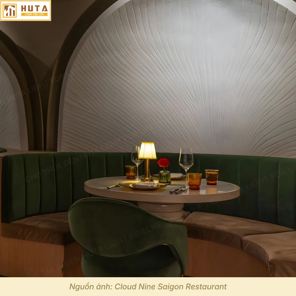 Cho Thuê Đèn Trang Trí Bàn Tiệc Mã RESBED1 | Chạm Cảm Ứng | Decor Sự Kiện