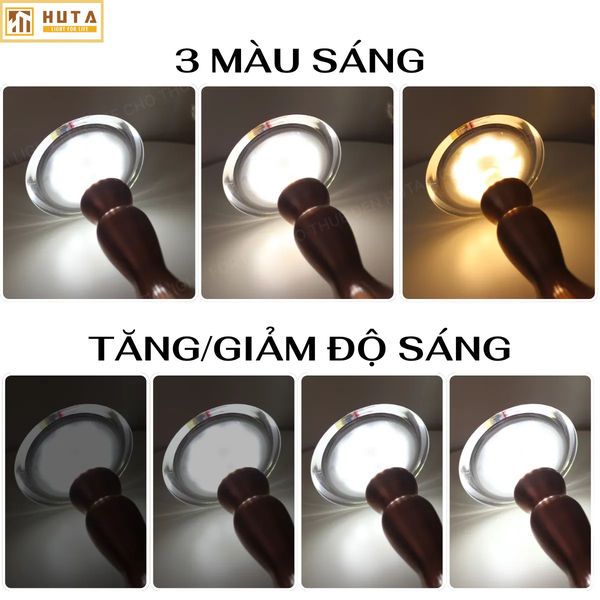 Cho Thuê Đèn Bàn Trang Trí Sự Kiện Mã RESCUP | Điều Chỉnh Độ Sáng | Pin Sạc Tích Điện