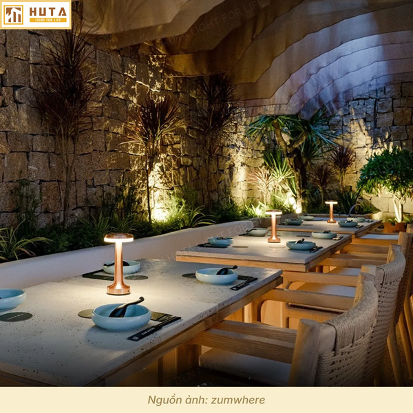 Cho Thuê Đèn Bàn Cảm Ứng Mã RESDIA1 | Decor Sự Kiện | Điều Chỉnh Độ Sáng