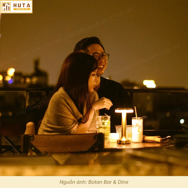 Cho Thuê Đèn Bàn Cảm Ứng Mã RESDIA1 | Decor Sự Kiện | Điều Chỉnh Độ Sáng